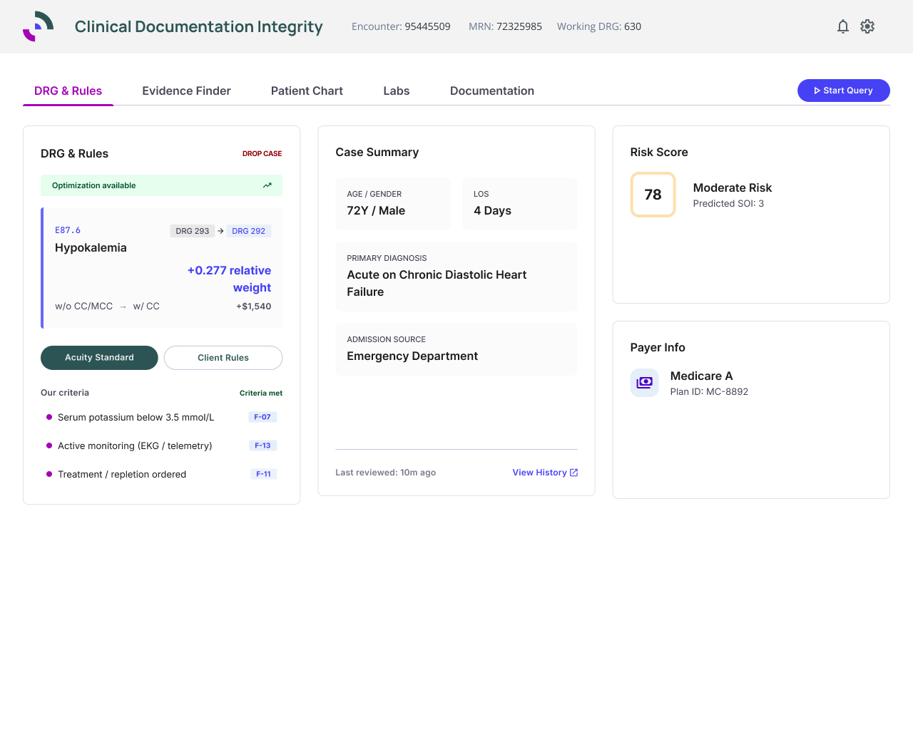CDI Assist product interface
